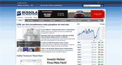 Desktop Screenshot of bussoladoinvestidor.com.br