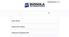 Desktop Screenshot of ajuda.bussoladoinvestidor.com.br